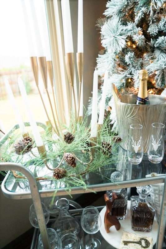 Christmas table setting