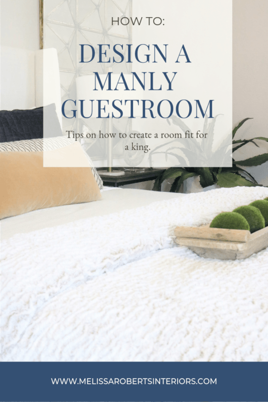 Guest room, guest room suite, masculine guest room, manly guest room, welcome guests, how to style a guest room, moody guest room, small guest room, guest room bed, guest room goals, guest room design, guest room vanity, guest room decor