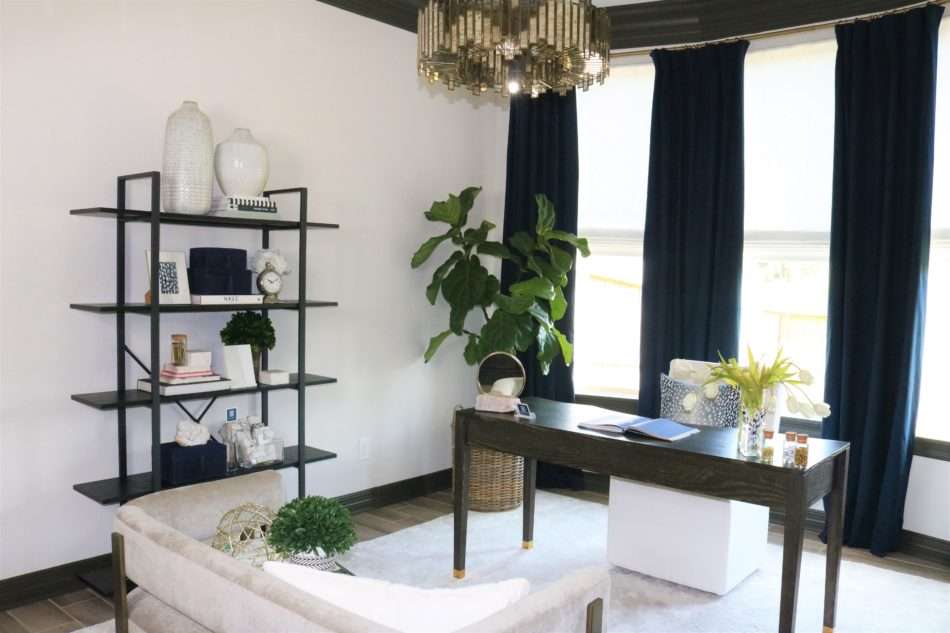 Interior designer, interior stylist, home decor, home decor blogger, houston blogger, Houston Interior Design, Houston Interior Designer, Home Office, Home Office Reveal, How to organize home office, home office décor, how to decorate home office, Home office reveal, dinning room as home office, contemporary home office, chic home office, navy home office, home workspace, functional home office, white home office, moss wall, how to design your home office, chic home office, chic office, chic office decor, glamorous office, glamorous home office, boss babe office, navy office, neutral office, neutral office with navy decor, budget friendly office, home office , dining room turned office