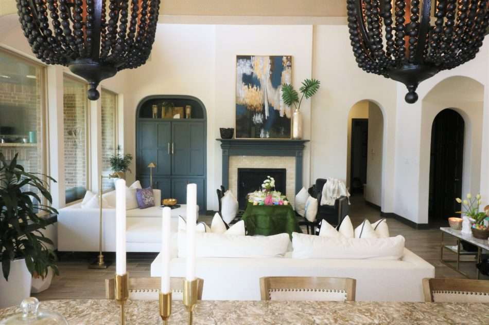 MRI, houston interior designer, home decor influencer, Easter, Easter table setting, Easter flowers, colored glass, spring flowers, cascading flowers, bunny, kids Easter table, fun Easter table setting, Easter decorations, how to decorate for Easter, easy Easter decorations, pink glasses, Easter table setting, Easter tabelscape, elegant dining table, whimsical kids table, playful easter table, vintage table setting, table setting ideas, easter table setting ideas, colorful table setting, achievable easter table setting, table décor, chic easter table setting, budget friendly table setting