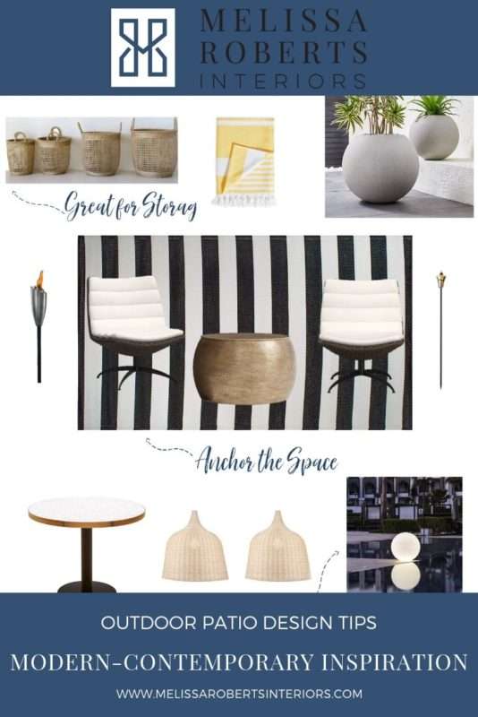 MRI, MRI Home, Houston Interior Designer, Houston Interior Design, Outdoor Patio Inspiration, Contemporary Outdoor Patio Inspiration, Patio Design, Contemporary Patio Design, Greek patio design, Black and White Patio Décor, Navy and White Patio Décor, Patio design 2019, Mediterranean, Black and White Patio Décor