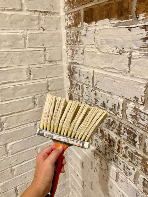 Melissa Roberts Interiors, home decor blog, diy blog, diy project, diy limewash, diy limewash project, limewash, how to limewash, how to limewash your brick home, easy steps to limewash your home. how to limewash walls. how to limewash your fireplace, patio remodel, brick walls, brick patio, brick floor, limewash