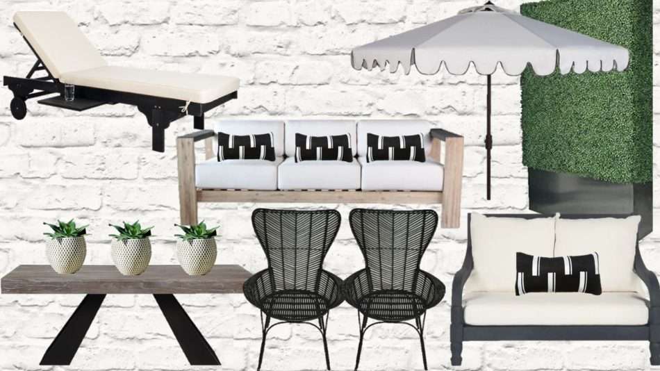 We anchored all the beds with Blackstar gravel, adding the perfect black accent. Eventually, we want to restain our fence...once our money tree grows back!