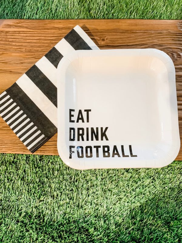 football party, epic football party, party ideas, football party ideas, college football, football koozies, hosting ideas
