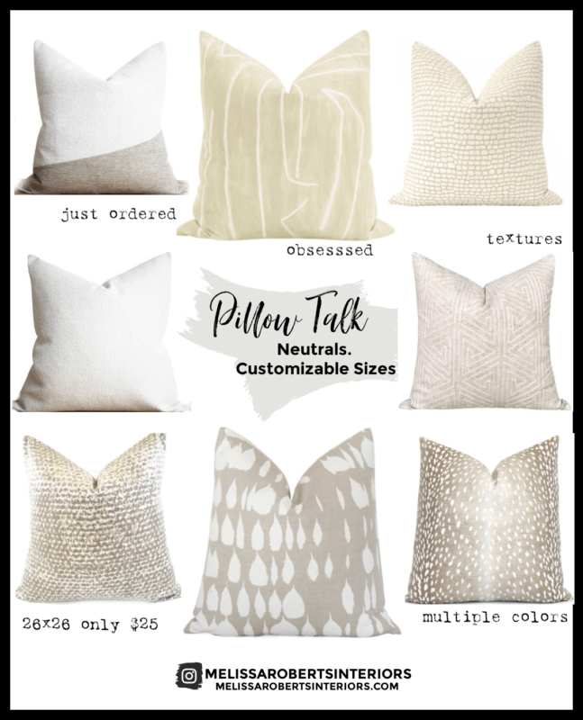 neutral pillows