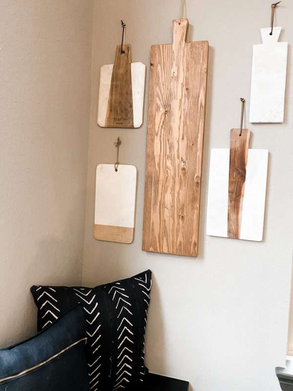 MRI, Melissa Roberts Interiors, Houston Interior Designer, Houston Interior Design, DIY Moss Bowl, Moss Bowl, Natural Design Elements, Cutting Boards, Gallery Wall, Unique Gallery Wall, Dinning Table, Industrial Dining Table, Breakfast Nook, Unique Dining Chairs, Dining Chairs, Dining Chairs 2020, Built-In Bench, Kitchen Storage, Rug, Kitchen Rug, round kitchen table, long dining table, modern gallery wall, minimalist gallery wall, breakfast nook with bench, breakfast nook with window seat, modern breakfast nook, breakfast nook ideas